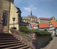 Fachwerk und Kirchen in Warburg