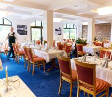 Restaurantansicht im Seehotel