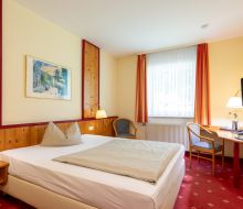 Ansicht eines Standardzimmers im Hotel Montana