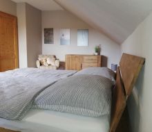 Schlafzimmer Ferienwohnung Mueller Diemelstadt-Wrexen