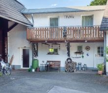 Aussenansicht Ferienwohnung Lindenhof Willingen-Usseln mit Balkonen