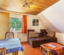 Wohnzimmer in der Ferienwohnung Lindenhof Willingen-Usseln