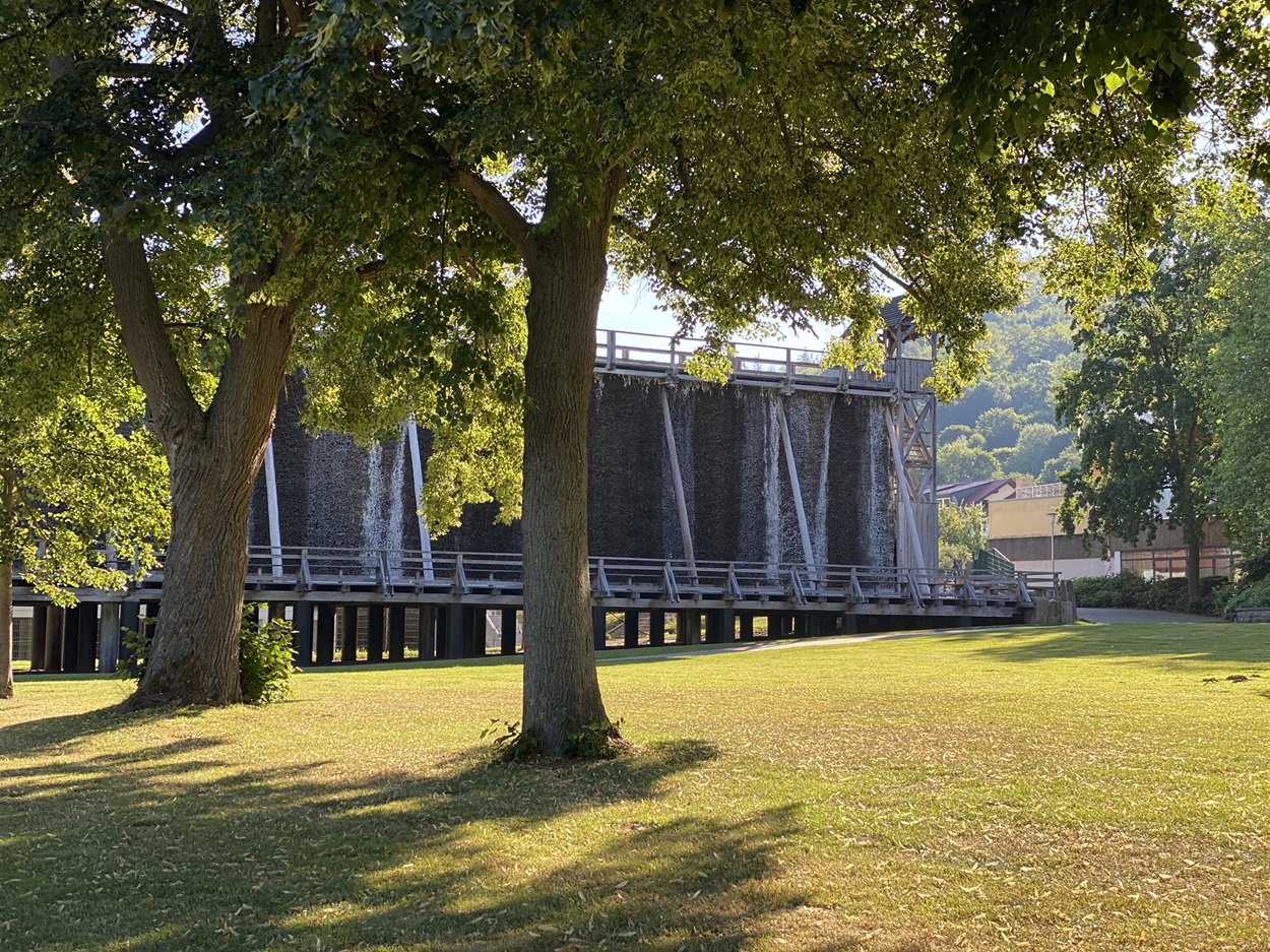 Blick auf das Gradierwerk